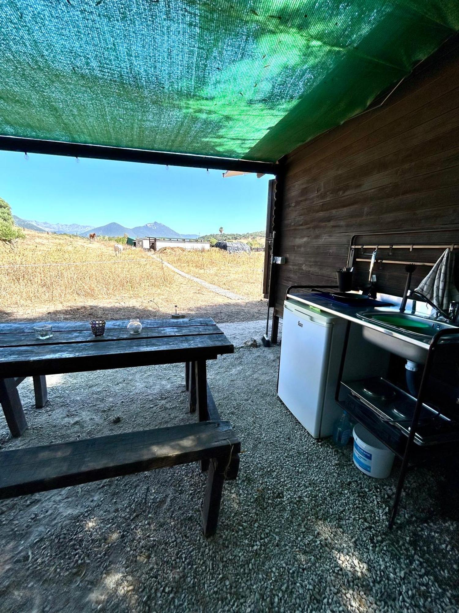 Cabana Rustica En Un Rancho Con Caballos, Prado Del Rey, Andalucia Dış mekan fotoğraf